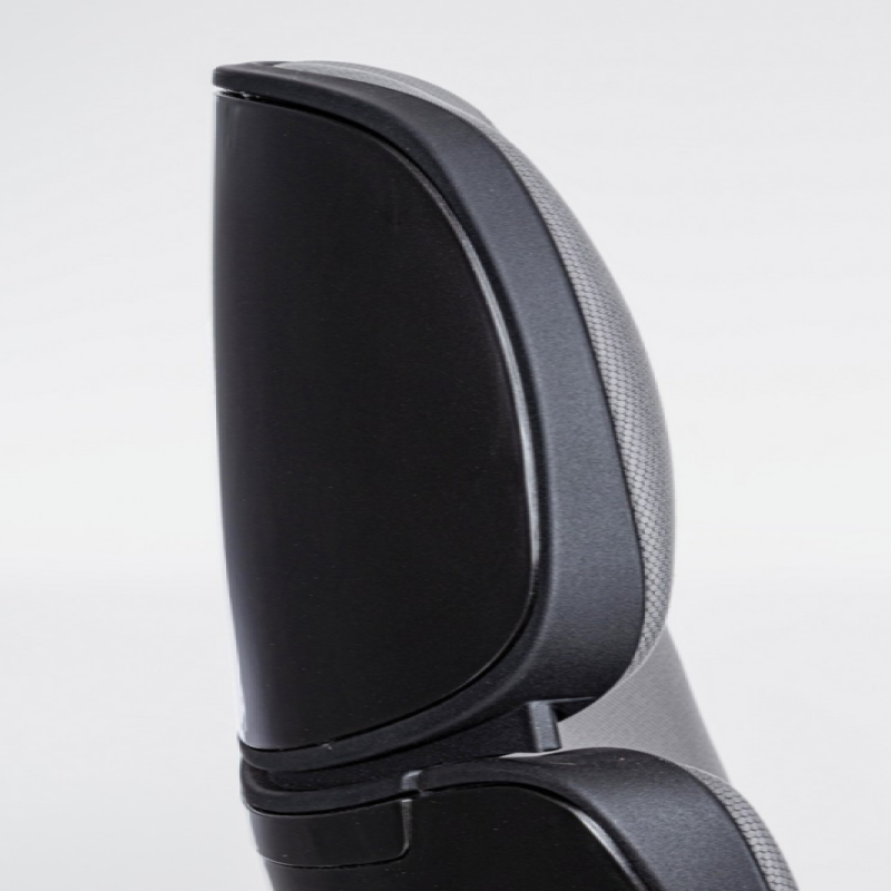 Armstrong grau-schwarz gepolsterter Bürosessel