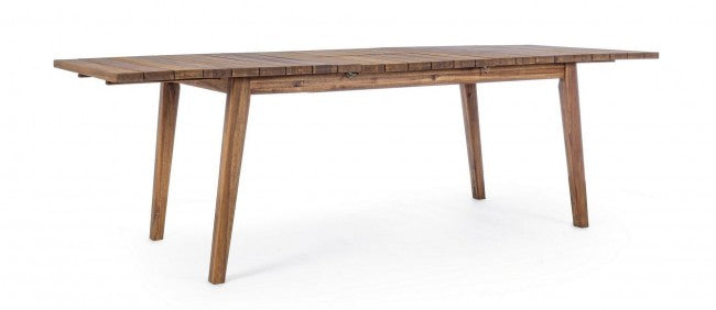 VARSAVIA ausziehbarer Outdoor-Holztisch 180-240x90x h76 cm