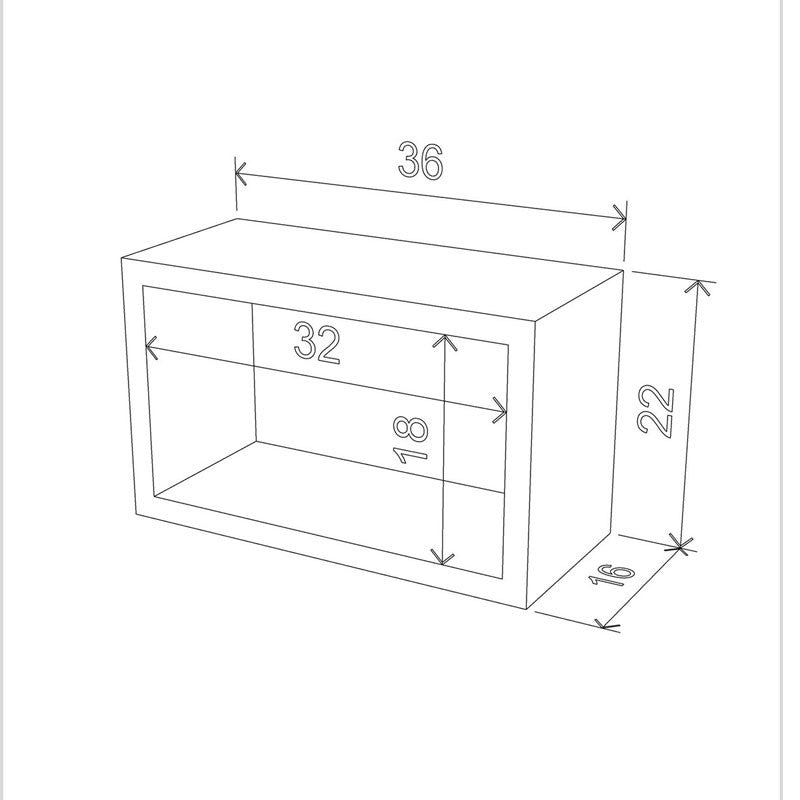 Rechteckiges Gemälde Monroe Wanddekoration cm 36 x 18 x 22 h