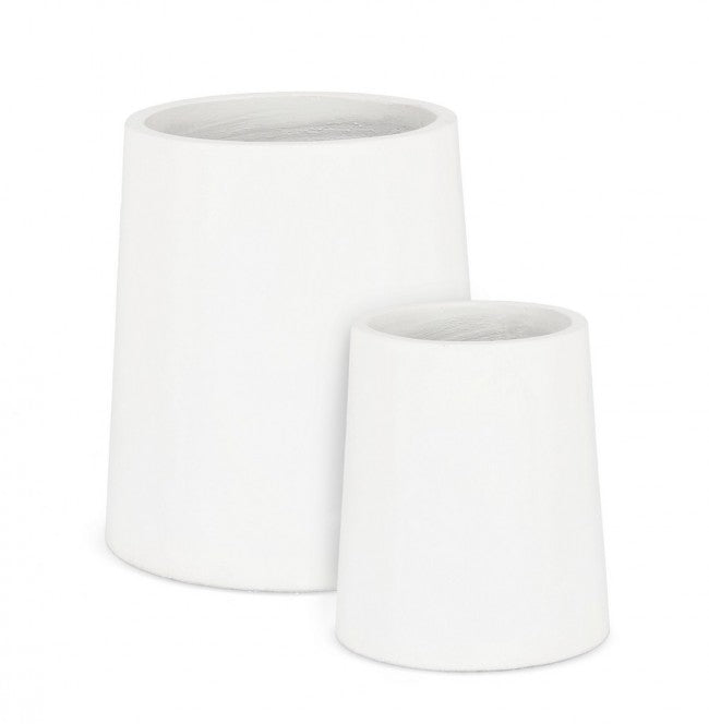 Set2 P.Vase Hoian To White Low