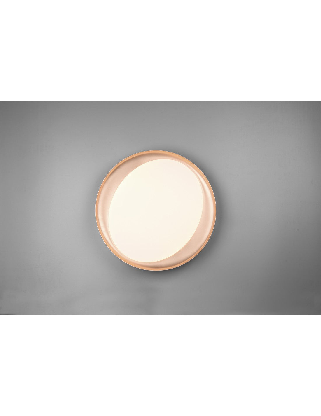 Dimmbare LED-Deckenleuchte Zeta Ø48 cm, Trio-Beleuchtung in Schwarz und Gold