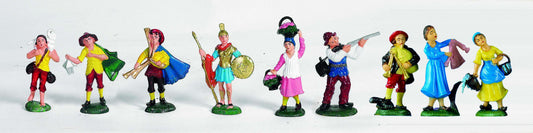 Einfacher Schäferhund cm.10 im Beutel mit 30 verschiedenen Weihnachtsdekorationsmodellen