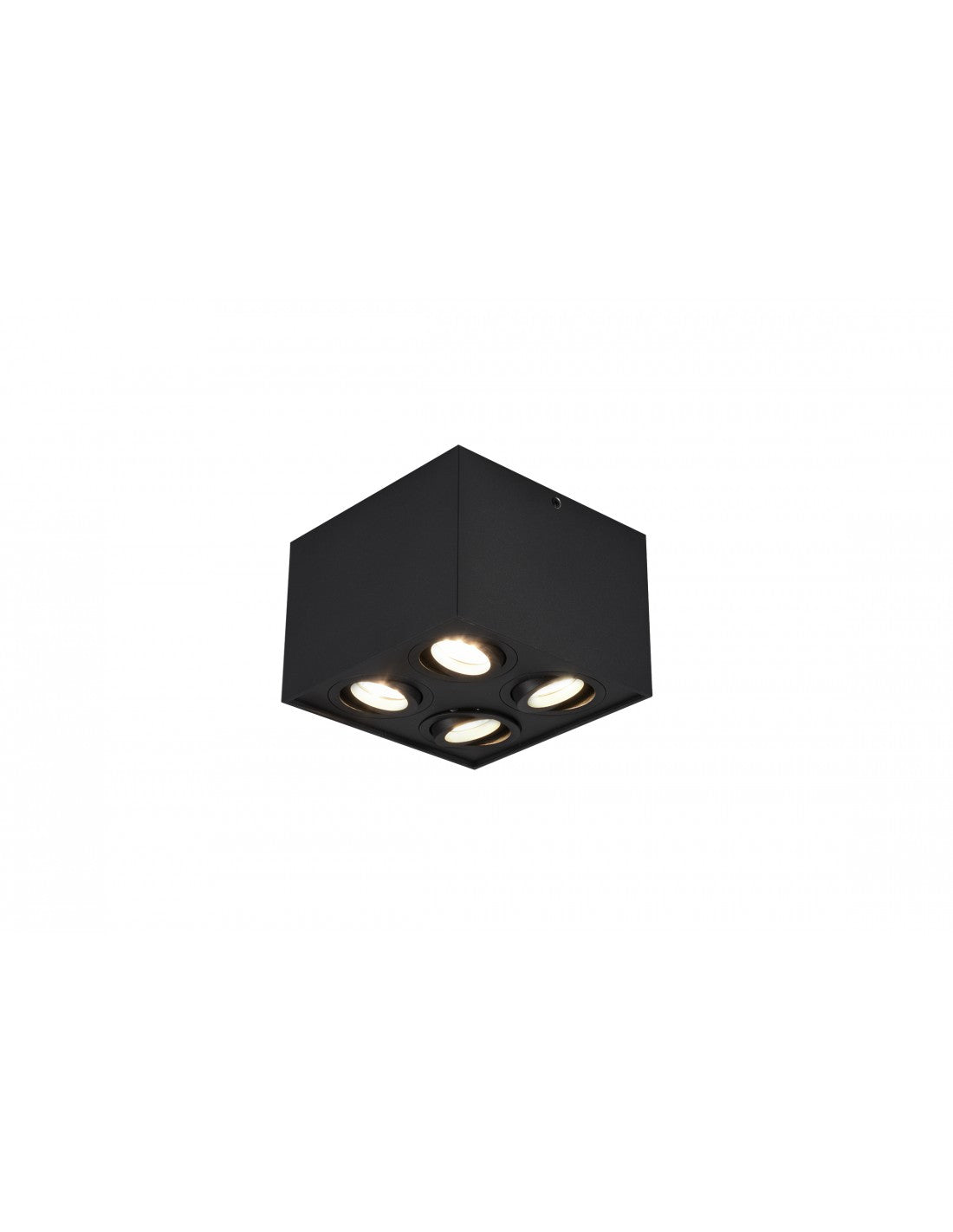 Plafone von Soffito Biscuit Black 4 Spot GU10 Orientable Trio Lighting