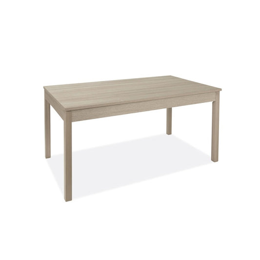Ausziehbarer Esstisch komplett aus Melaminholz 90x160-200 cm Olmo