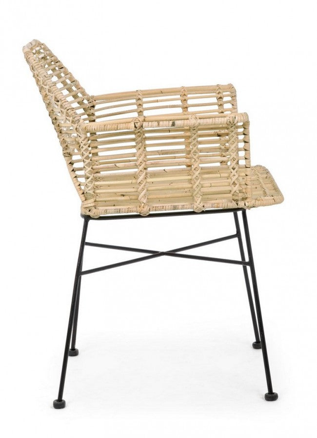 Stühle mit einem Naturfaser Tunas