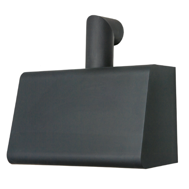 BRIO METAL SOFT Dunstabzugshaube aus brüniertem Edelstahl 80 cm
