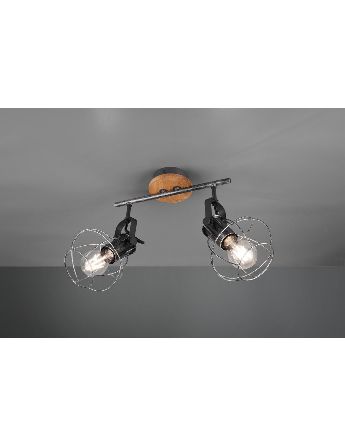 Vintage Spotlight 2 verstellbare Lichter Madras Trio Lighting