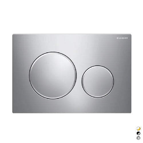 Sigma 20 Geberit 2-Tasten-Abdeckplatte – satiniertes Chrom