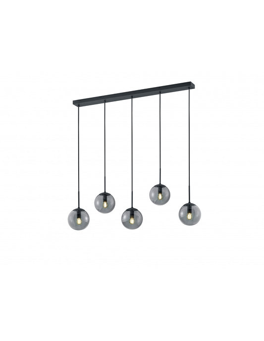 Suspension in Linie 5: Vetro Fumé-Balini-Anthrazit-Trio-Fumé-Kugel