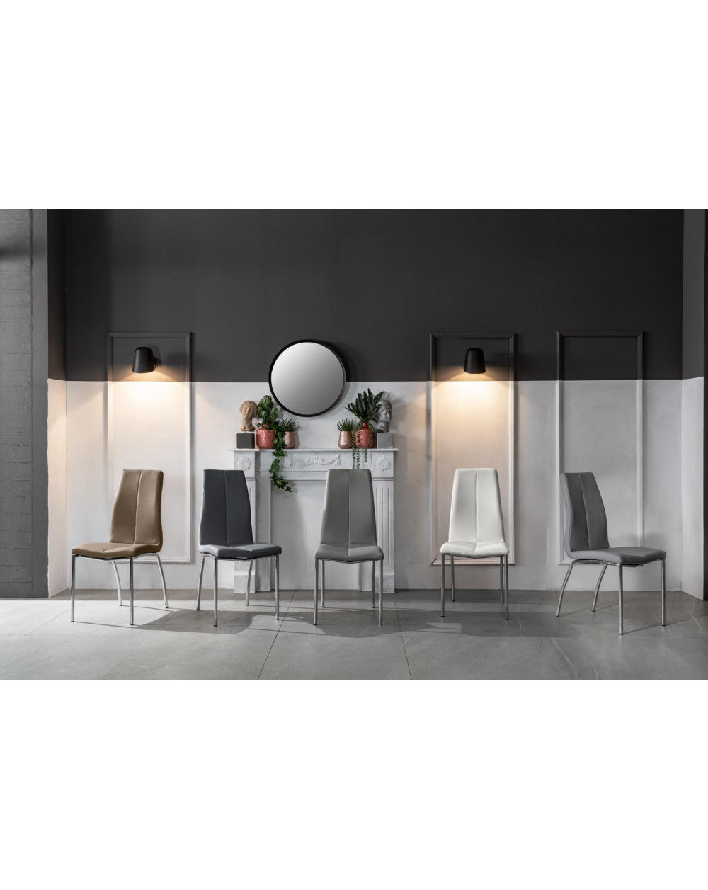 4x Kunstlederstuhl - Viva