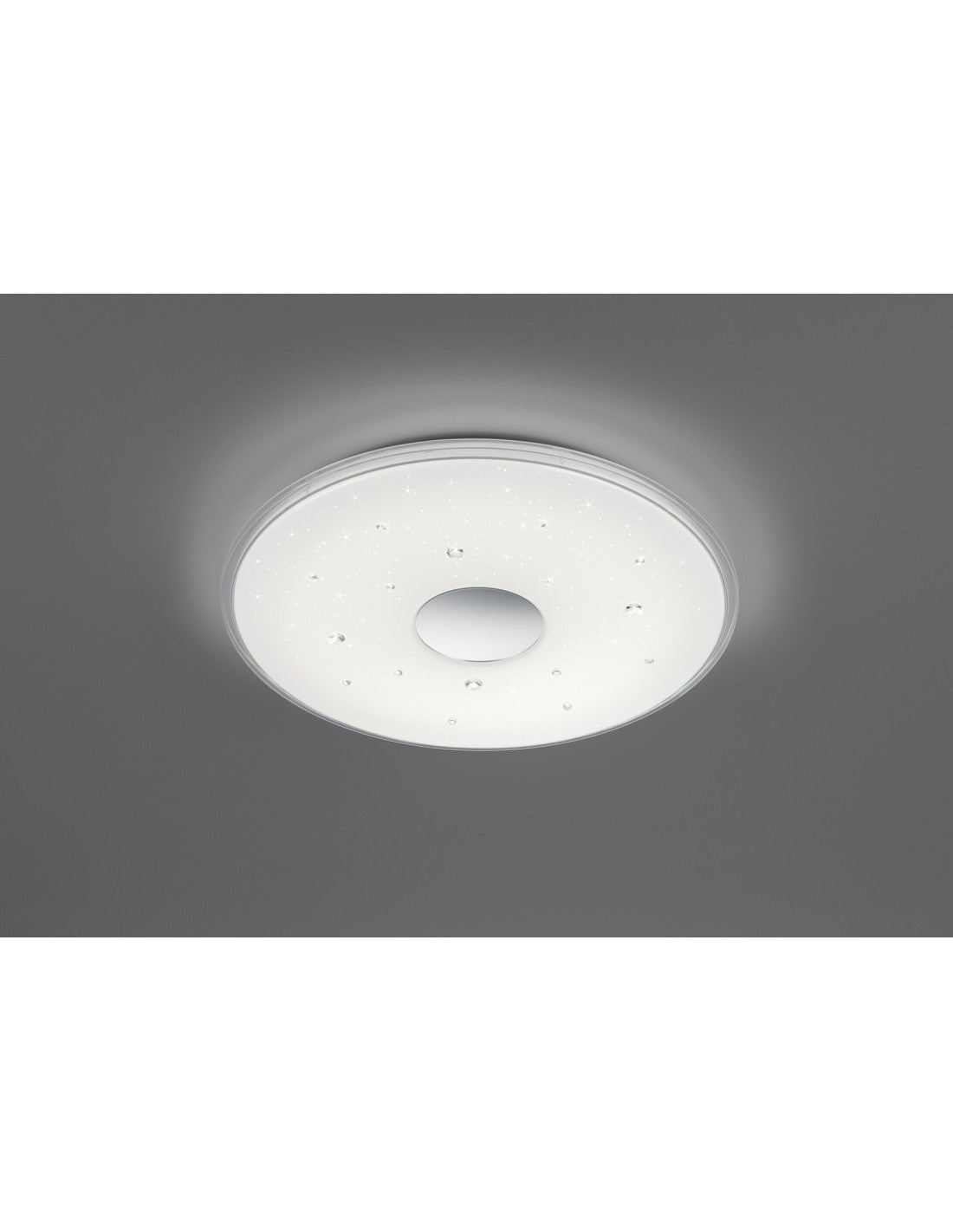 Deckenleuchte Moderne Led Dimmbare Seiko Ø42 cm Weiß Trio Beleuchtung