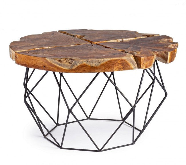 Vintage-Metall-und Adanya-Holztische