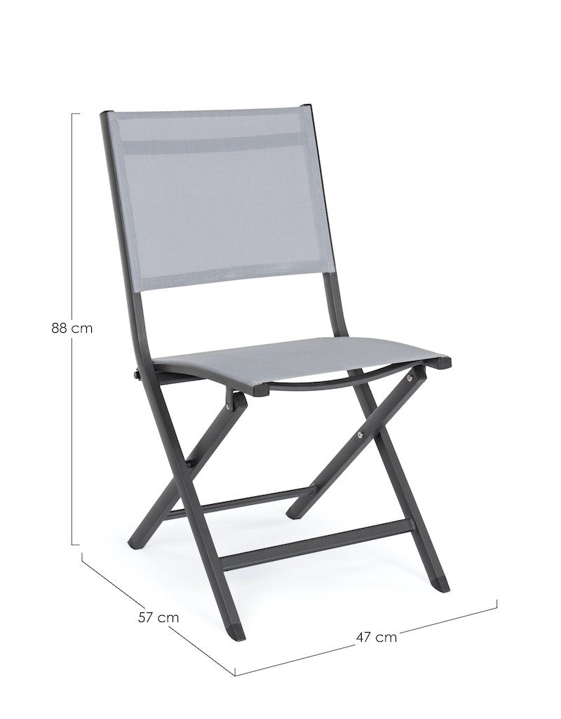 Klappstuhl Elin Anthrazit-Grey