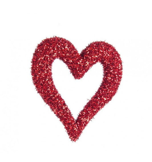 12x Angelica Red Heart Anhänger s