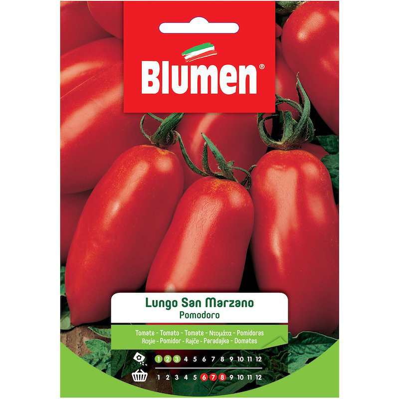 Lange San-Marzano-Tomatensamen im Beutel