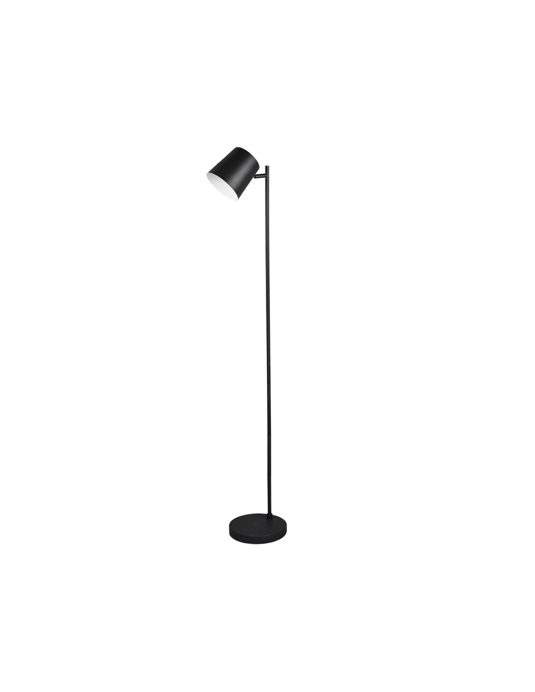 Dimmbare LED-Touch-Stehleuchte Blake, H125 cm, Schwarz, Trio-Beleuchtung