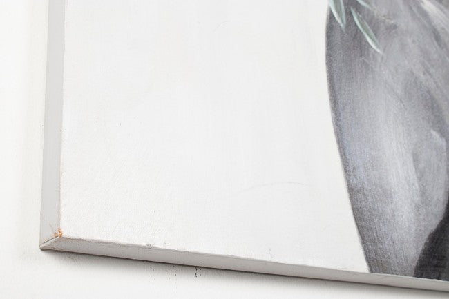 Dorf Village 90x120 cm, Öl