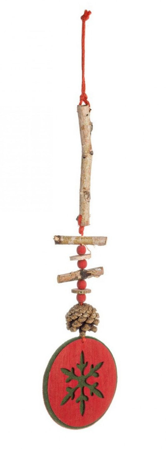 6x String Bormio Schnee nach rot