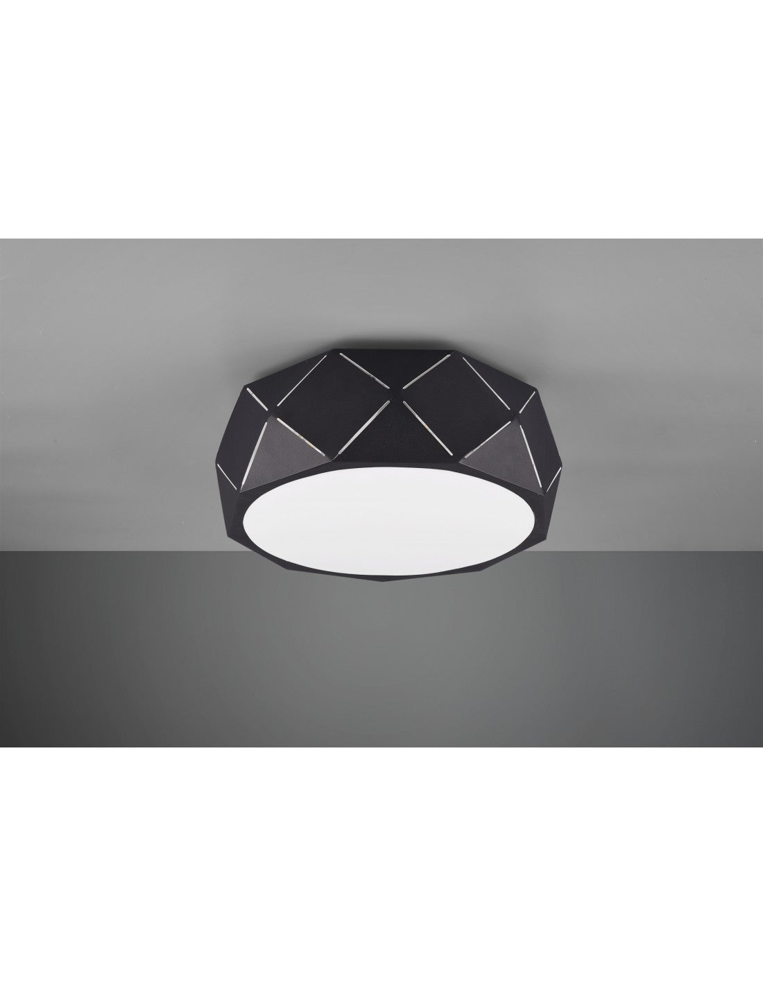 Deckenleuchte 3xE27 Zandor Schwarz Ø40 cm Trio Lighting