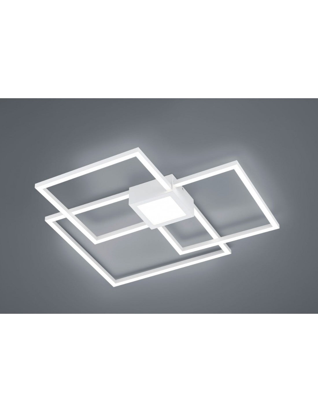Deckenlampe Hydra Design Square Weiß Led 4000k Trio Beleuchtung