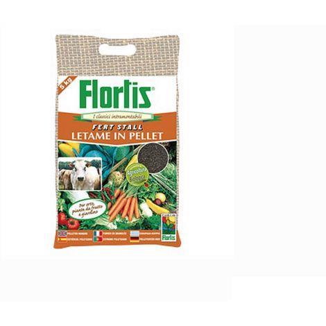 Flortis Pellet Naturdünger für Rasen und Gärten, 5 kg
