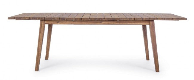 VARSAVIA ausziehbarer Outdoor-Holztisch 180-240x90x h76 cm