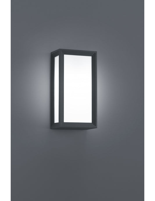 Timok Led Außenwandleuchte IP54 Anthrazit H25 cm Trio Lighting