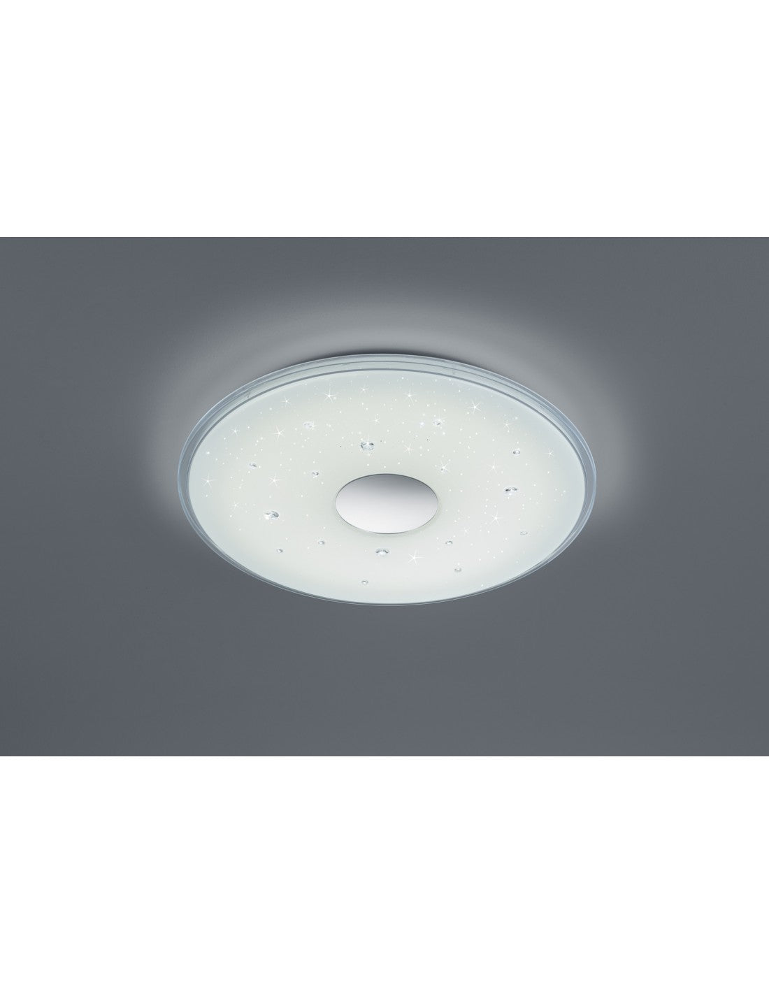 Deckenleuchte Moderne Led Dimmbare Seiko Ø42 cm Weiß Trio Beleuchtung