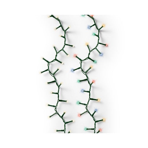 Kaemingk Weihnachtsbeleuchtung 1000 warmweiße und mehrfarbige LEDs, Funkeleffekt