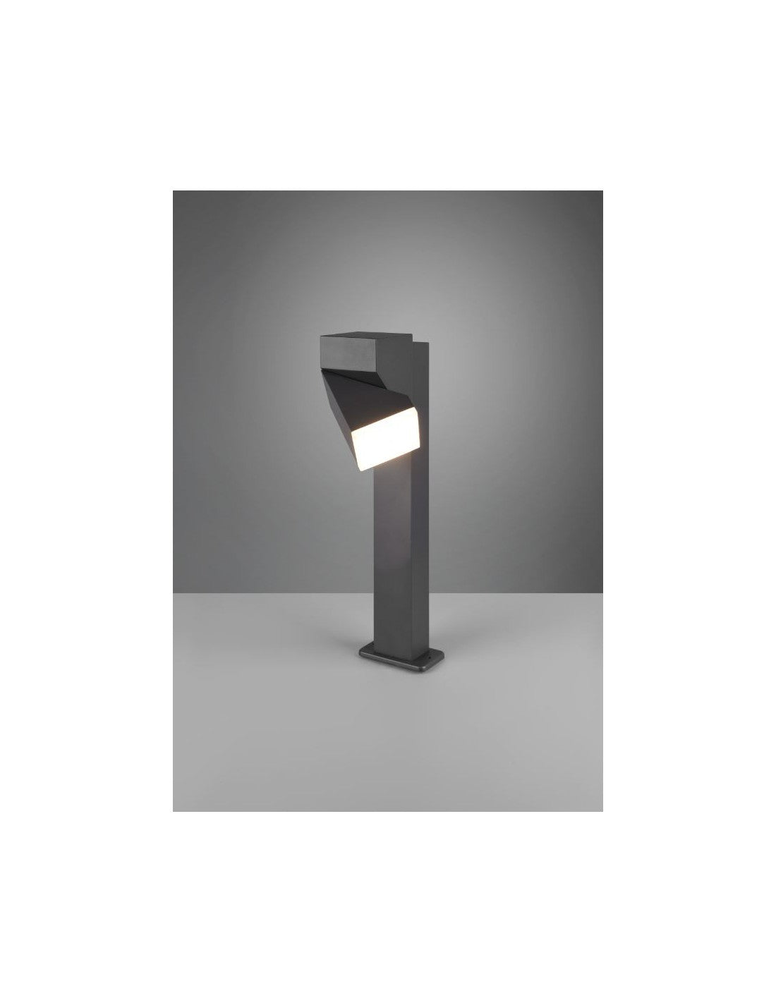 Avon verstellbare LED-Low-Pole-Anthrazit-Aluminium-IP54-Trio-Beleuchtung