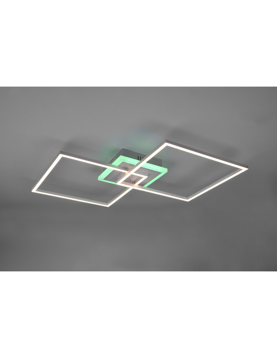 Plafoniera Arribo Quadrate Led Deinbares Rgbw AllAluminium Trio Lighting