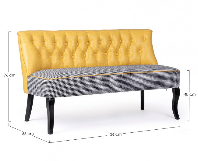 2P Sofa Batilda Ocker