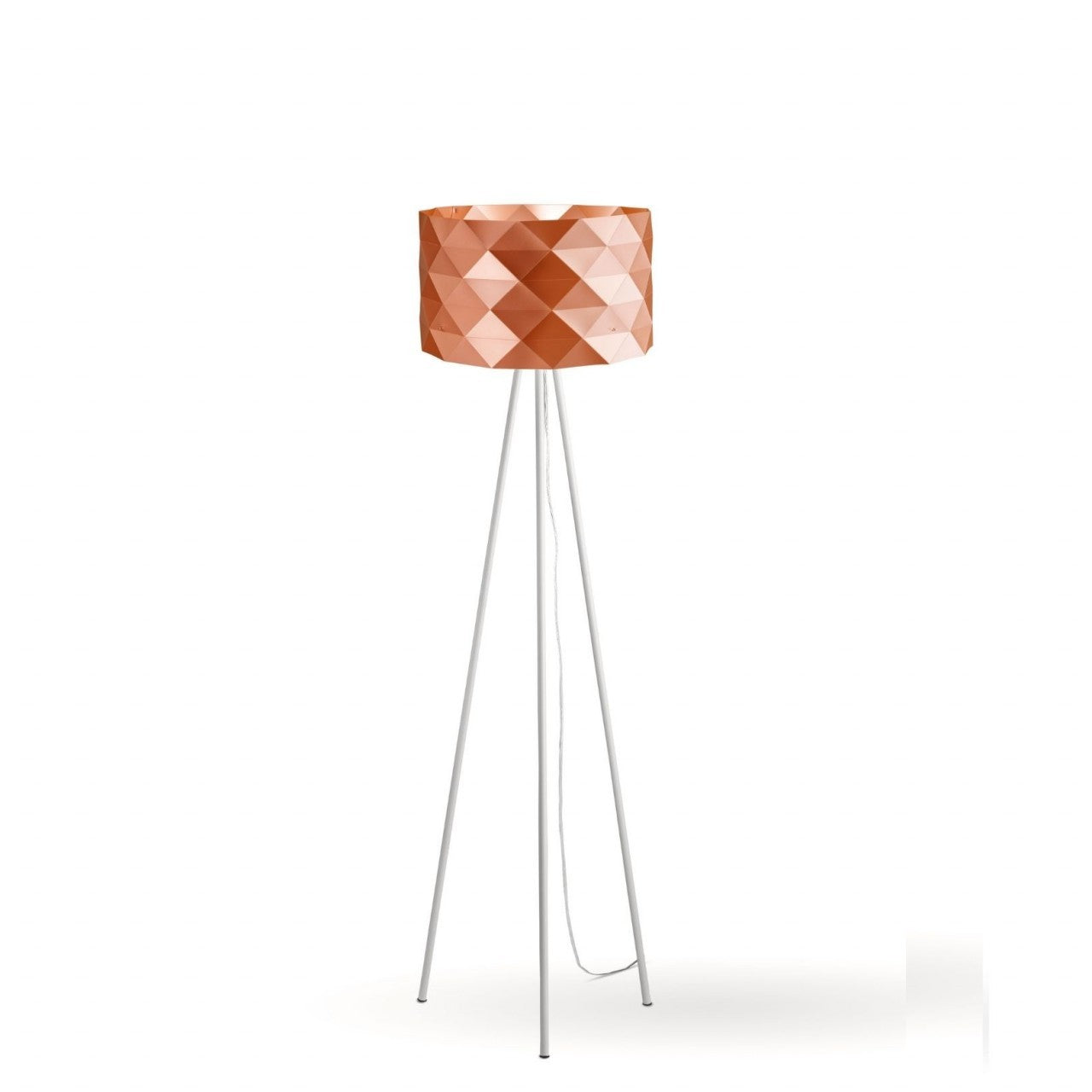 Piantana Treppte Copper in Metall-Cm. 40 x 146h