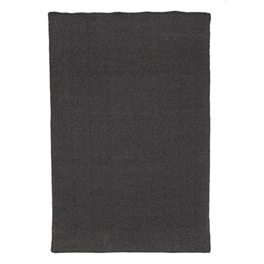 Grauer Outdoor-Teppich aus handgefertigter Kunstfaser 200x300