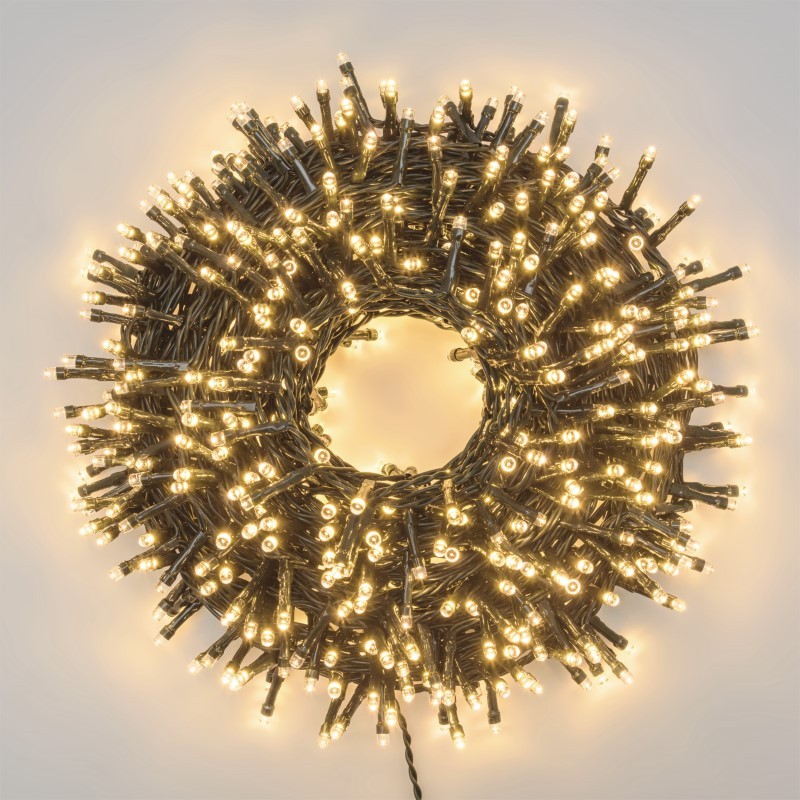 Mehrzweckkette 1000 LEDs 50m mit Solarpanel