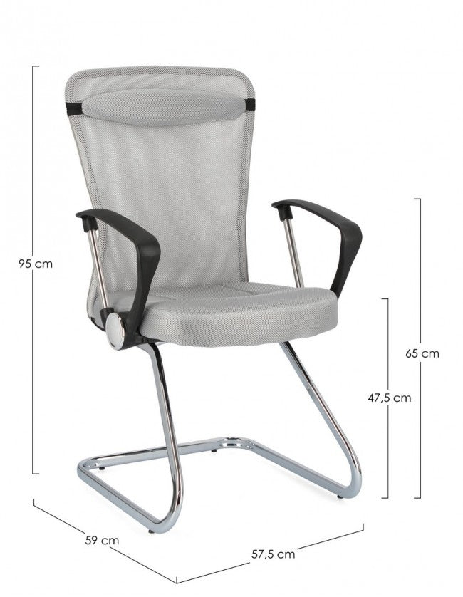 2x Bürostuhl C-Br Kingston Grau