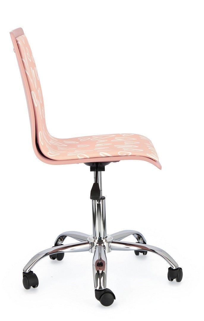 Sedia Büro für Stahldraht Young Hearts cm 42,5 x 40 x 87