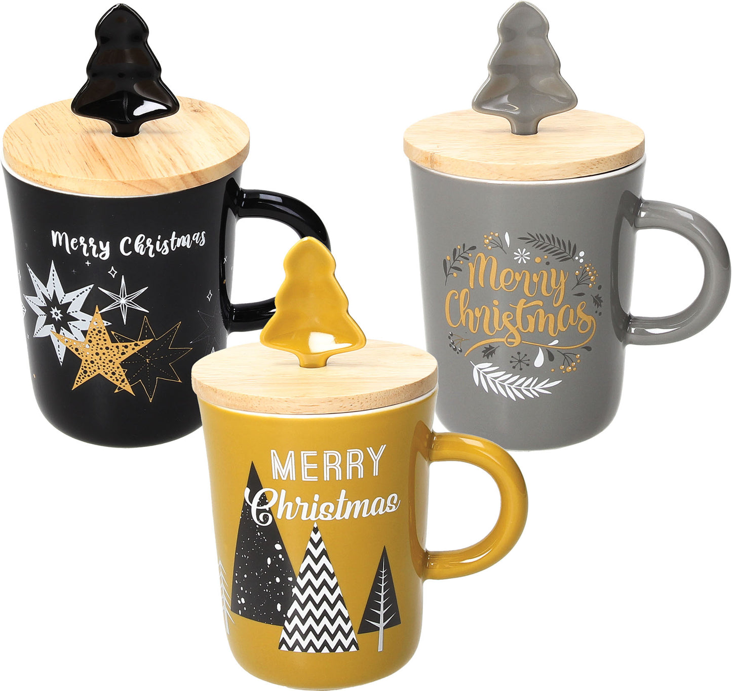 Tazza Mug con Coperchio e Cucchiaio - Capacità 340 ml