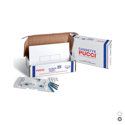 Kit Placche eco sp. 12 mm pro Kassette Pucci 1992-2010 chrom