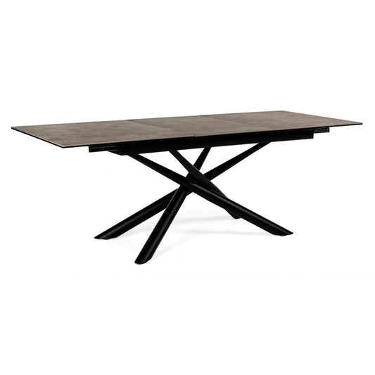 Seyfert ausziehbarer Tisch mit Keramikplatte 160-220x90 cm