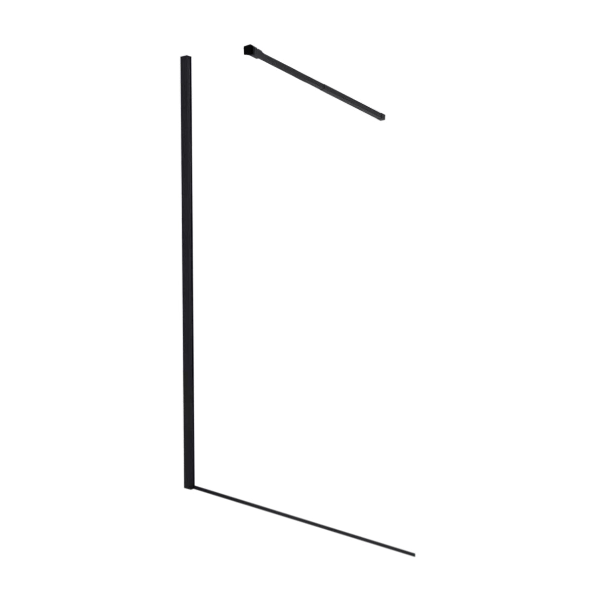 Mattschwarzes begehbares Set