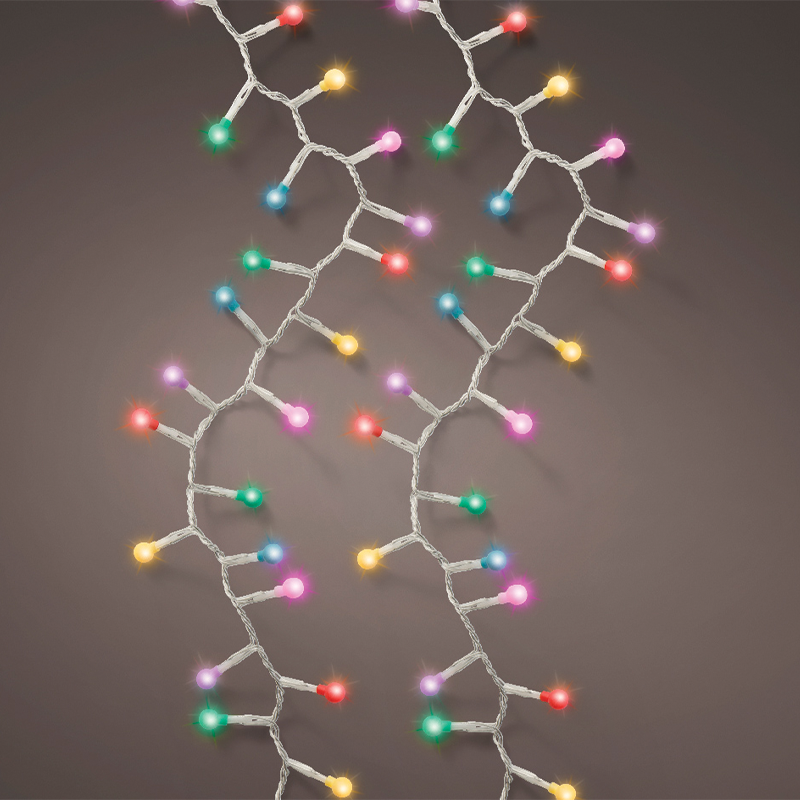Weihnachtsbeleuchtung Cherry 500 LED 11m mehrfarbig sanft