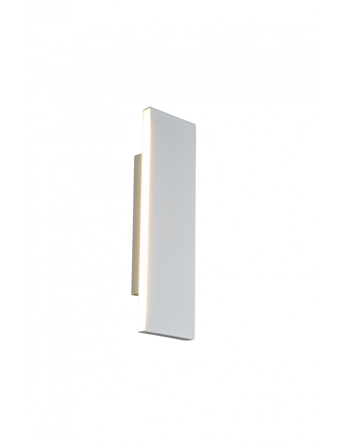 Concha Weiße LED-Doppelemissions-Wandleuchte L28 cm Trio-Beleuchtung