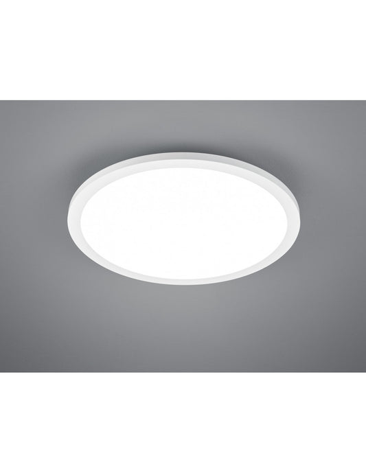 Runde Tiberius LED-Deckenleuchte Ø40 cm White Trio Lighting
