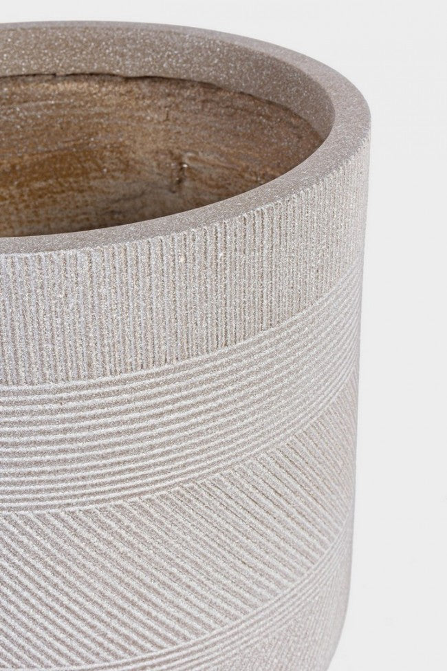 Set2 Vase Rigo Auf Dreibein Beige