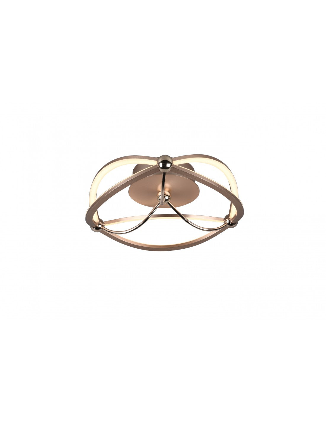 Deckenleuchte Led Charivari Messing Bogen Ø41 cm Trio Beleuchtung