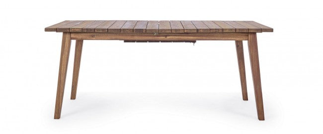 VARSAVIA ausziehbarer Outdoor-Holztisch 180-240x90x h76 cm