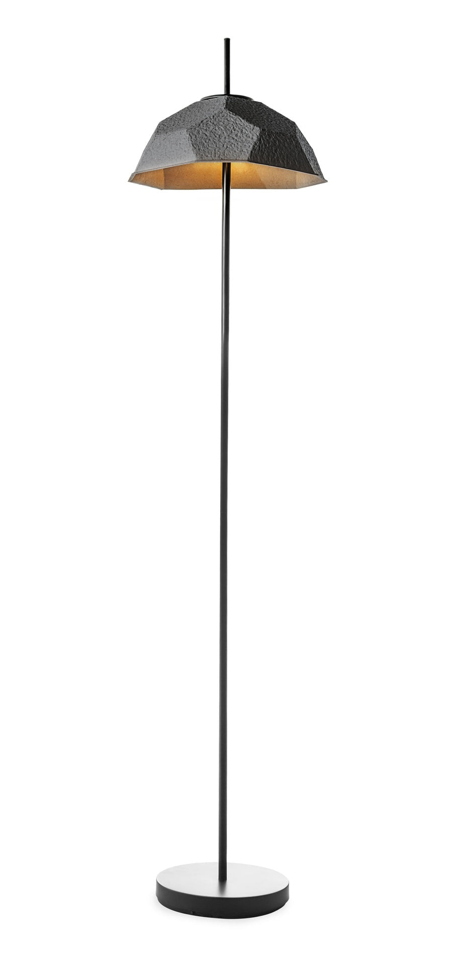 Blasenlampenschilder aus schwarzem Pappe D34xD34x160h cm