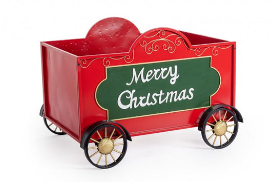 Frohe Weihnachten Red-Verde-Zugwagen