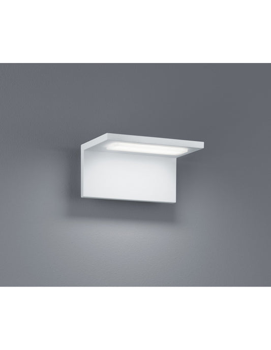 Außenwandleuchte Trave LED IP54 Weiß H8 cm Trio Lighting